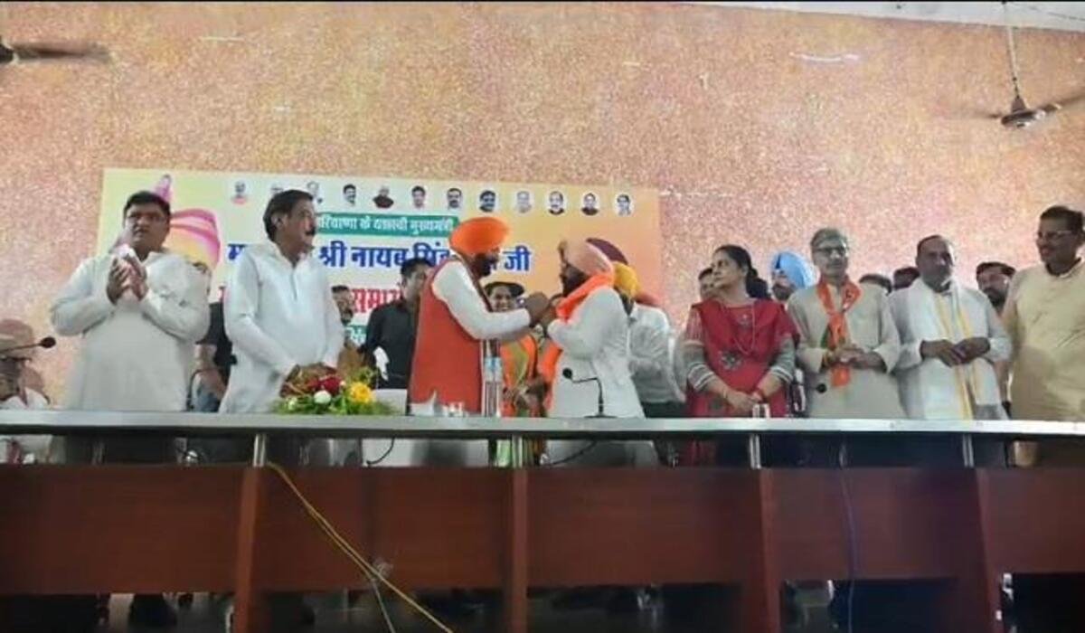 Rajendra Desujodha अपने दोस्तों के साथ BJP में शामिल हुए, CM Saini ने किया स्वागत 