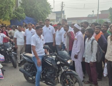पुलिस लाइन रेवाड़ी से मोटरसाइकिल जागरूकता यात्रा निकाल कर एक सशक्त संदेश दिया – "नशे से नहीं, जीवन से जुड़ो।"