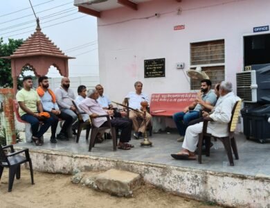 नन्दू गौशला में मासिक बैठक आयोजित